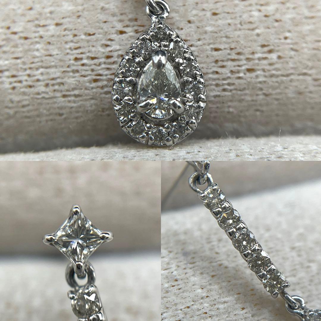 JB18★高級 ダイヤモンド0.56ct プラチナ ピアス