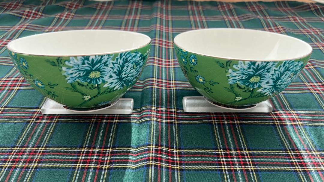  ジャスパーコンラン　シノワズリ　ボウル2ピース　グリーン