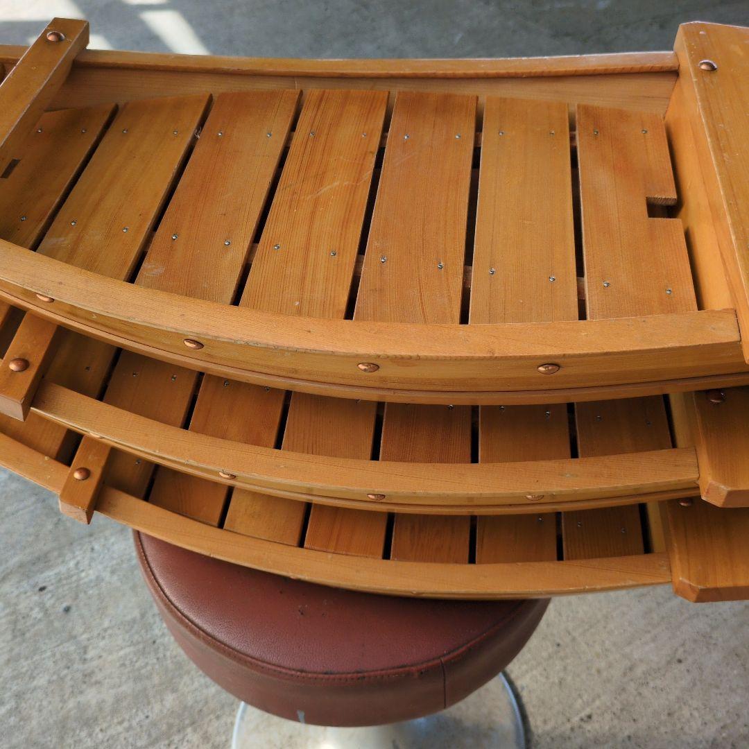 舟盛り用 豪華舟3台セット 長さ約76センチ 最大幅約26センチ