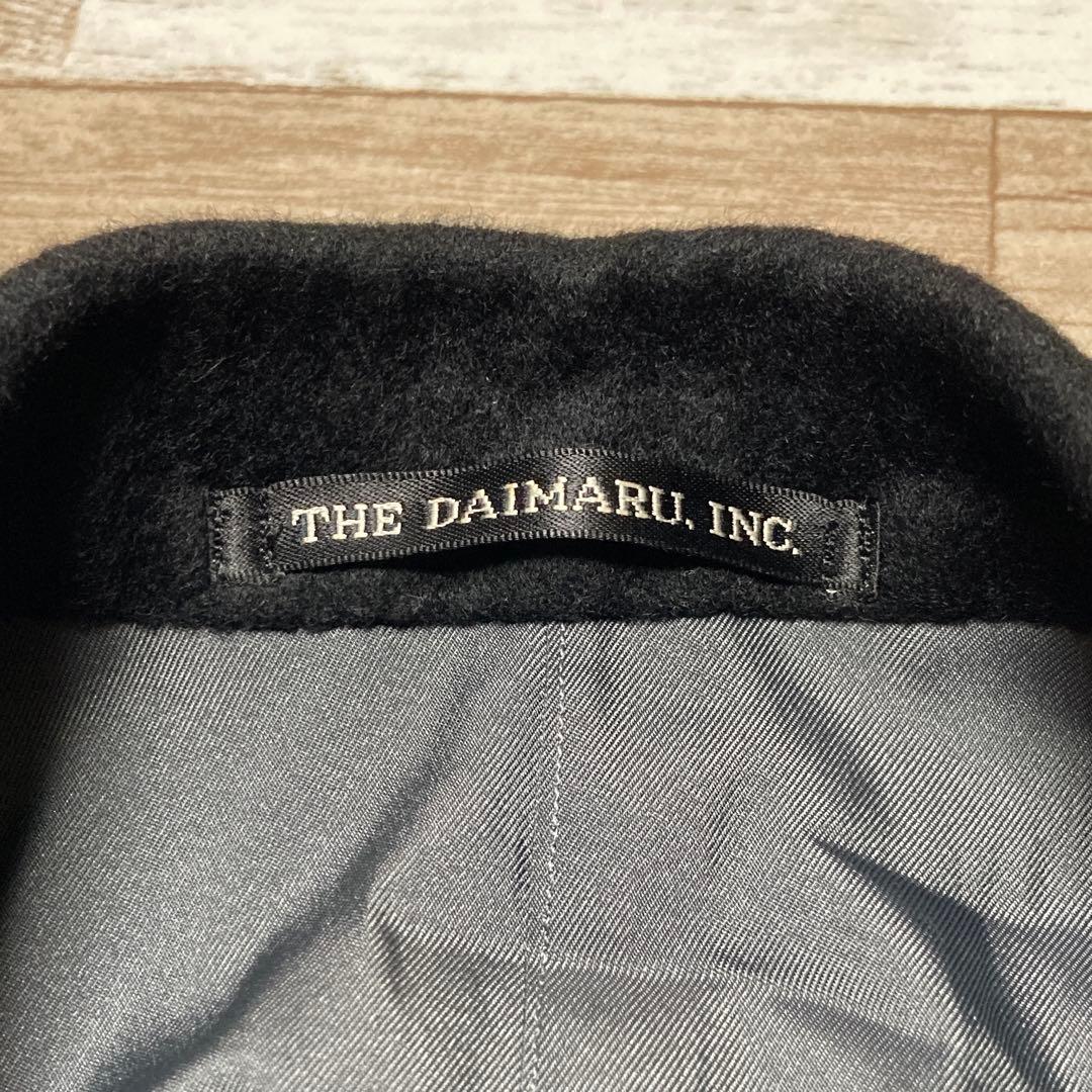 Scabal スキャバル カシミヤ100% ダブルロングコート 大きいサイズ 黒