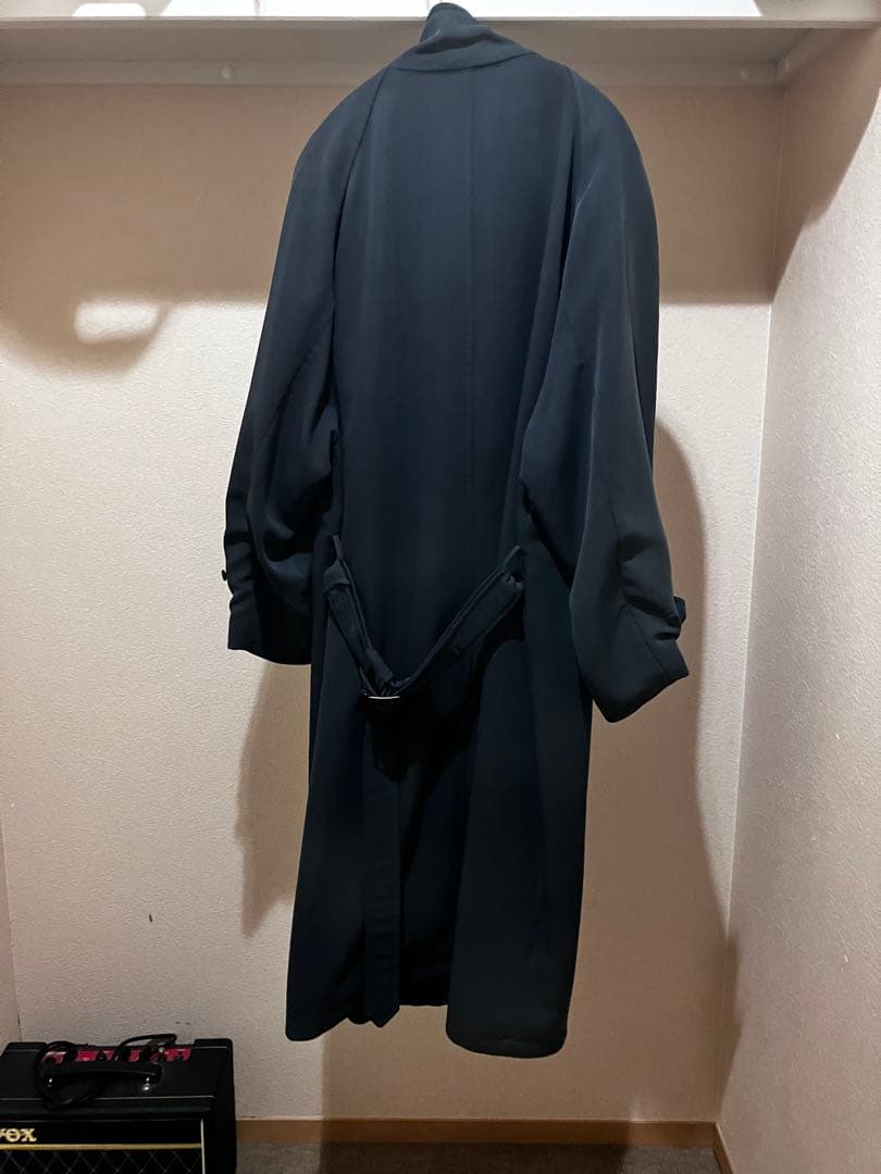 トレンチコート ウエストベルト付き