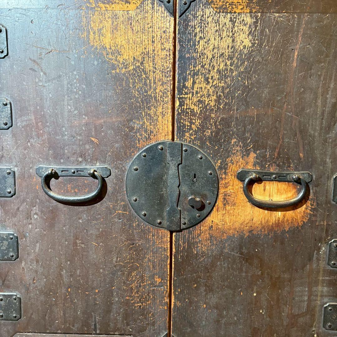 帳場箪笥　船箪笥 船金庫 古民具 箪笥 銭箱 銭函 時代箪笥 小箪笥 時代箱