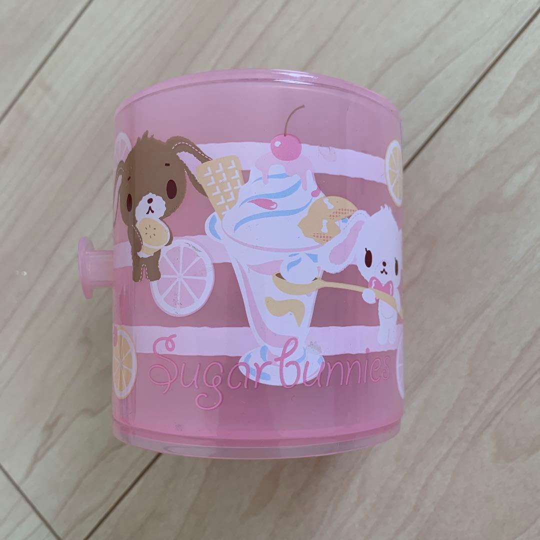 平成レトロ　激レア　希少　サンリオ　シュガーバニーズ　筒形小物入れ　キャニスター