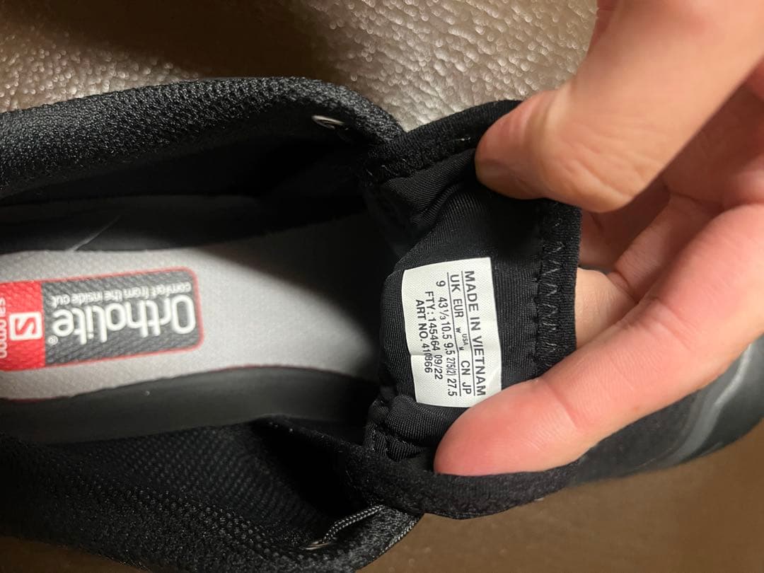 salomon xt-6 ブラック　27.5