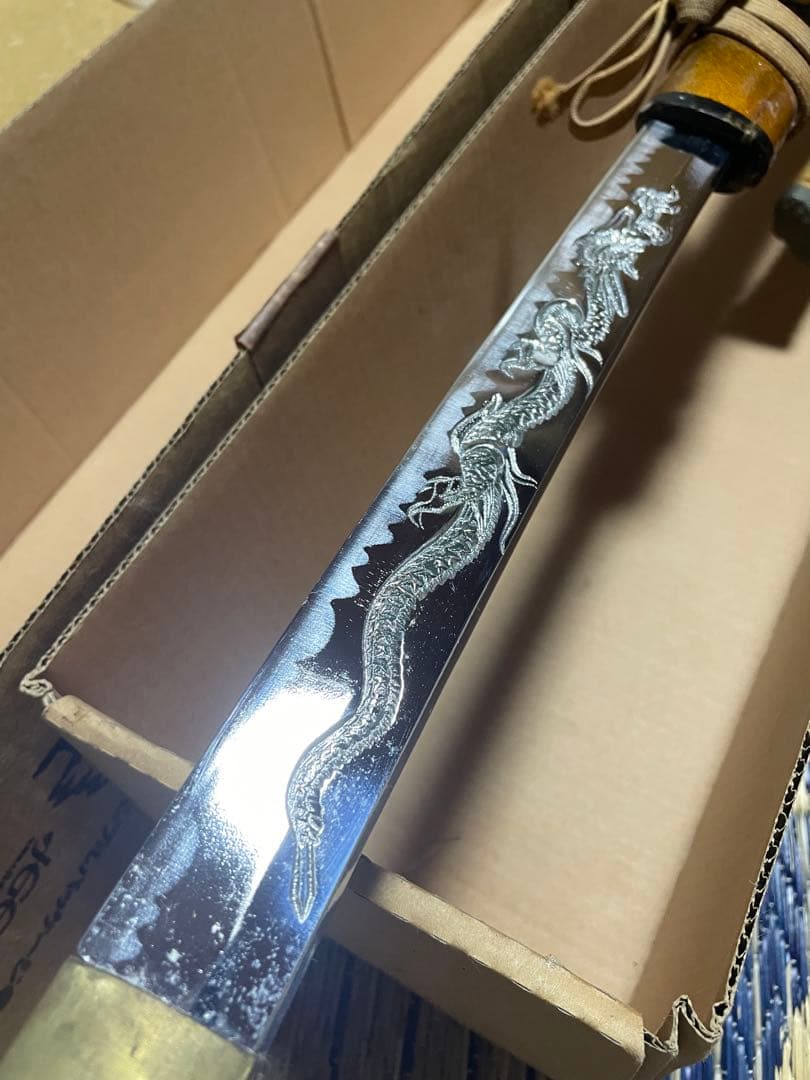り*ぅ様 日本刀 模造刀 刀剣　龍彫り