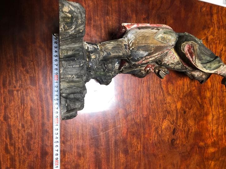 【江戸時代】大黒天　恵比寿像　木像　木彫