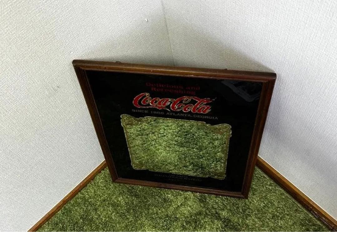 ☆パブミラー/ウォールミラー☆コカコーラ デッドストック品