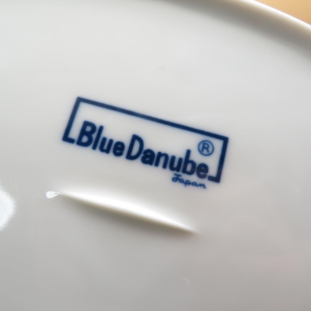 美品　ブルーダニューブ Blue Danube　オーバル　深皿　６枚
