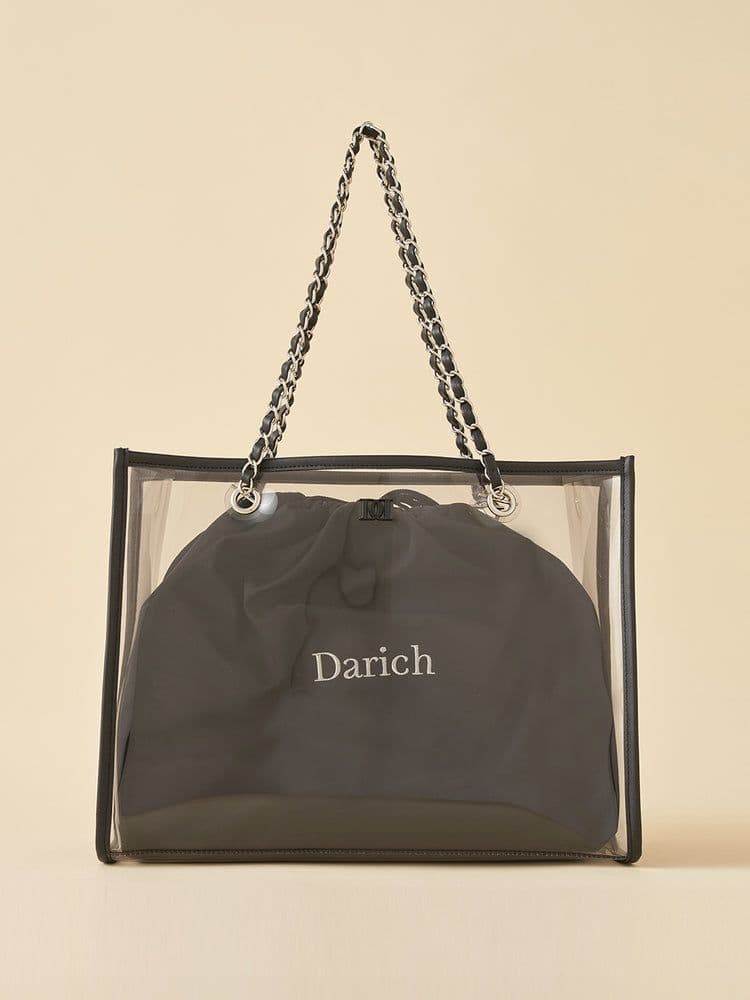 ダーリッチ　Darich　DDロゴクリアボストンバッグ