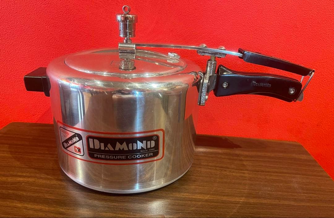 【ネパール製】DIAMOND 圧力鍋 ５L Pressure Cooker