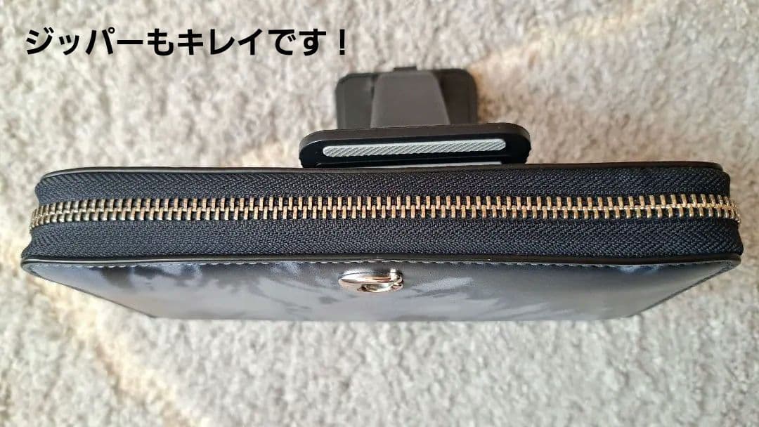 COACH アコーディオン ジップ ウォレット・タイ ダイ プリント