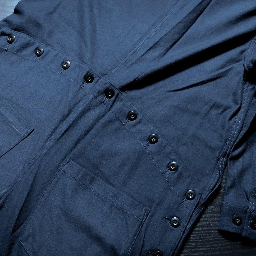 ビームスボーイ フラノパイロットスーツ オールインワン つなぎ ネイビー