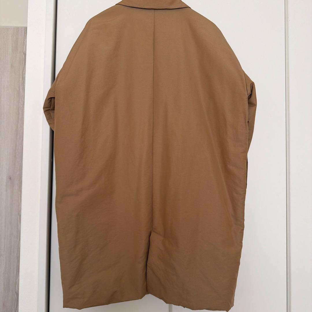 【toitoi】休日と詩　ベージュ 比翼コート