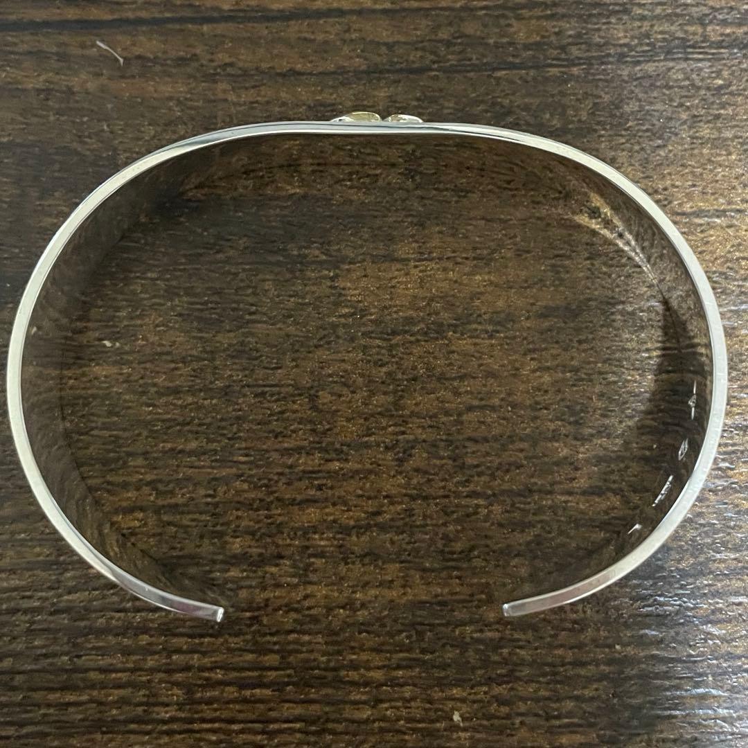 Lサイズ　極美品　メンズ　タディアンドキング　ローズ　k18 バングル