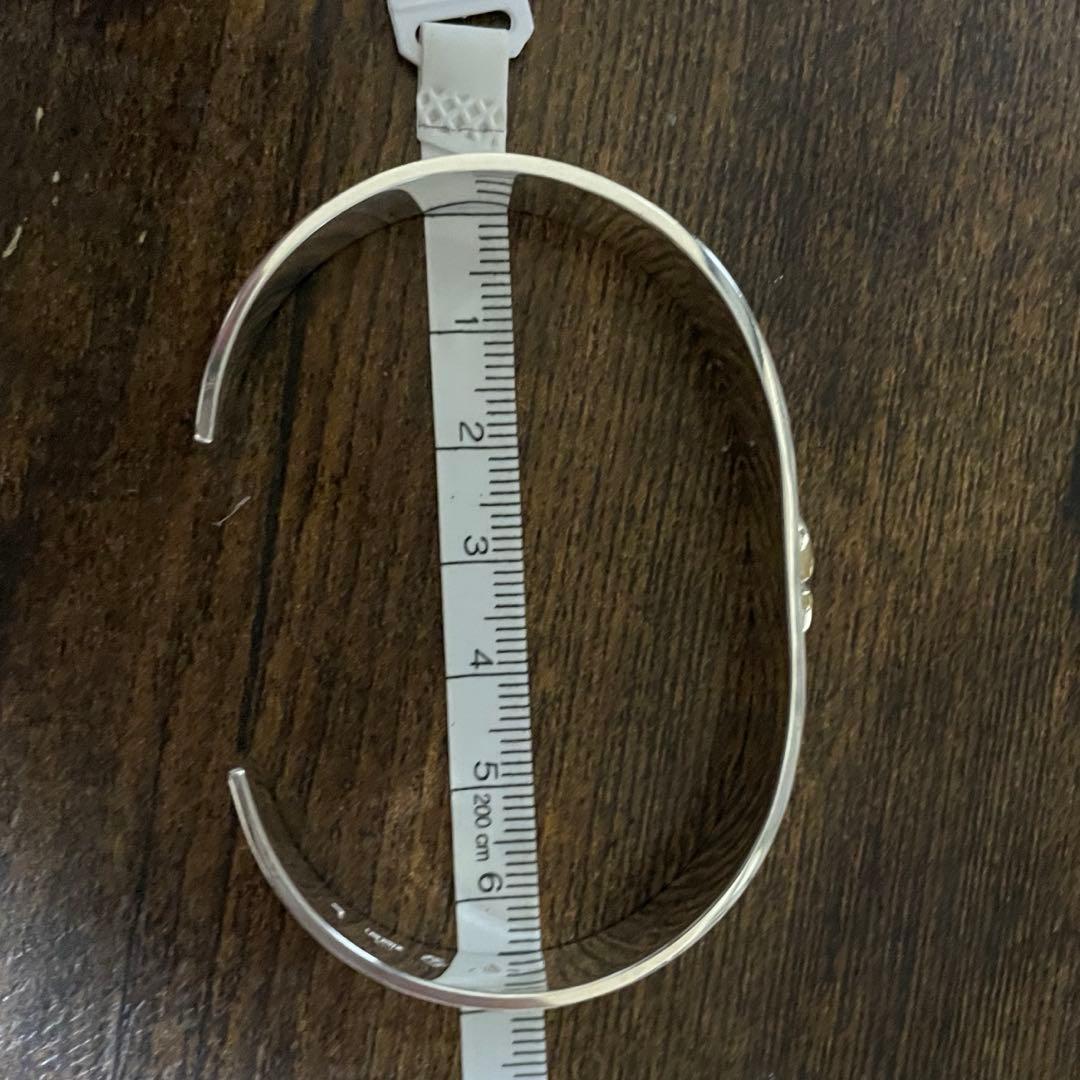 Lサイズ　極美品　メンズ　タディアンドキング　ローズ　k18 バングル