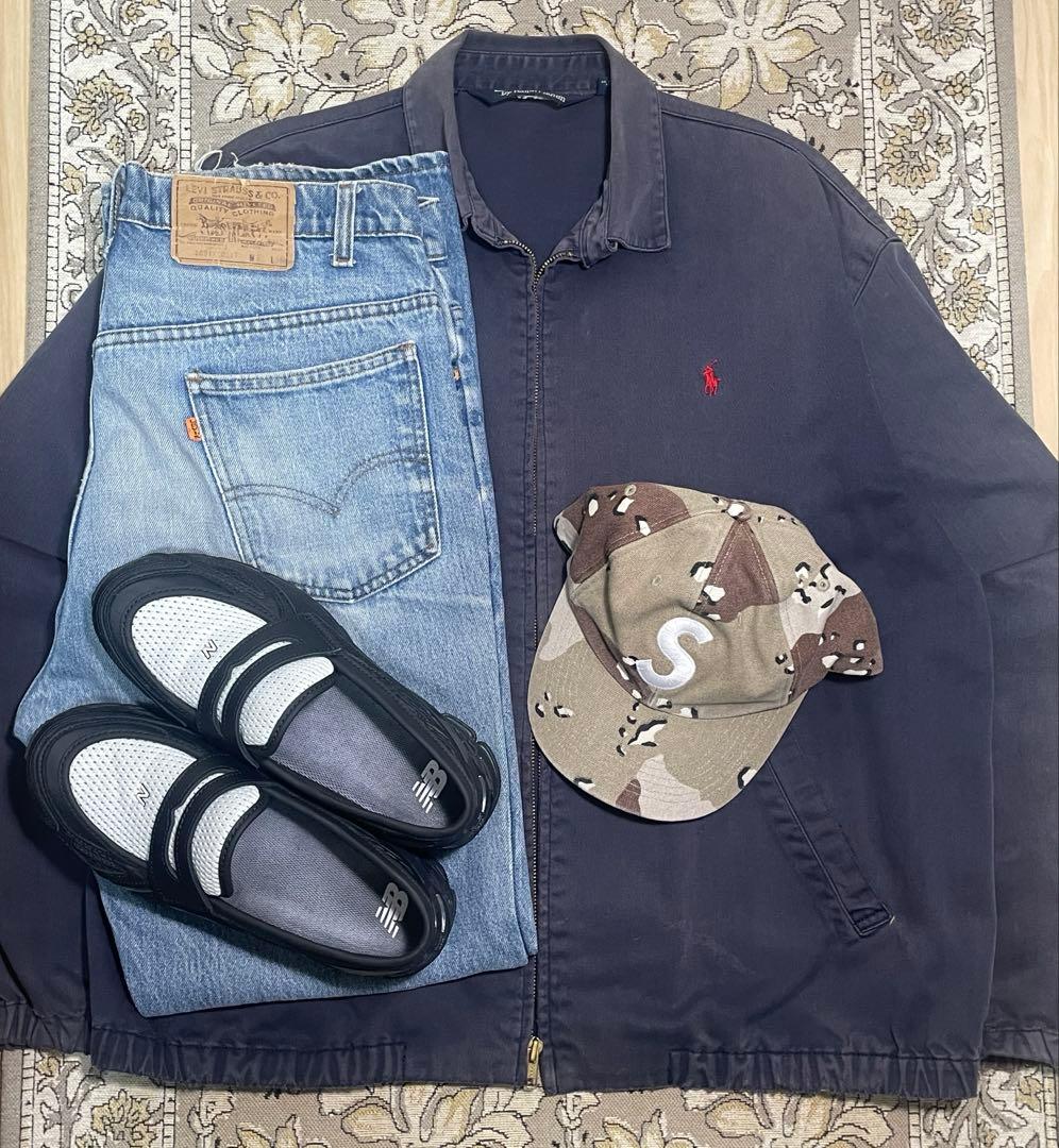 鬼フェード　80s 三角タグ　polo Ralph Lauren スイングトップ