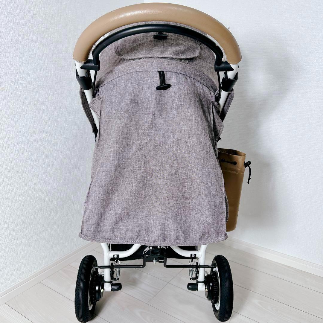 エアバギー　ベビーカー　ココブレーキEX フロムバース　アースブラウン　ホワイト