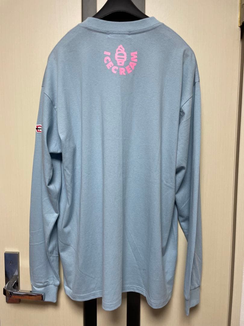 【ICECREAM】コットンLS T-SHIRT RUNNING DOG