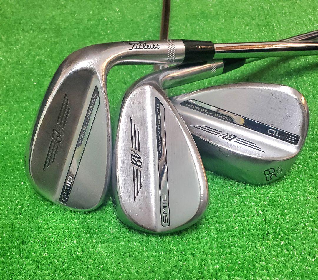 【美品】タイトリスト ボーケイ SM10 3本セットコーティング済