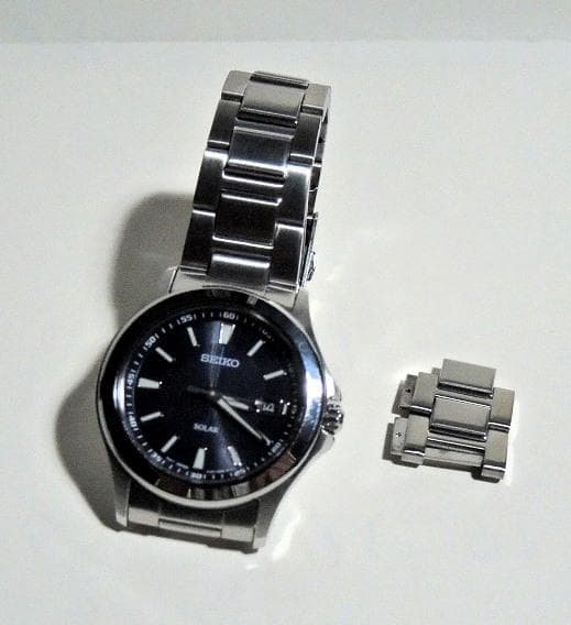SEIKO SBPN071 ソーラー時計 シルバーブルー
