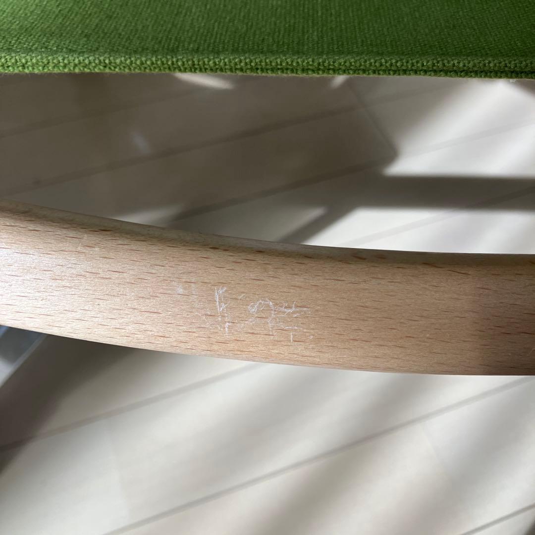 masa　ハイランダー　ウッドフレームチェア　グリーン　2点セット