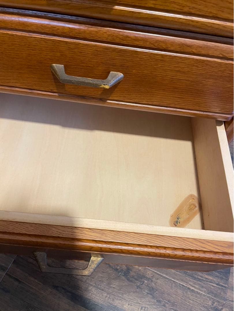 KARIMOKU カリモク　アンティーク　チェスト　5段　サイドキャビネット