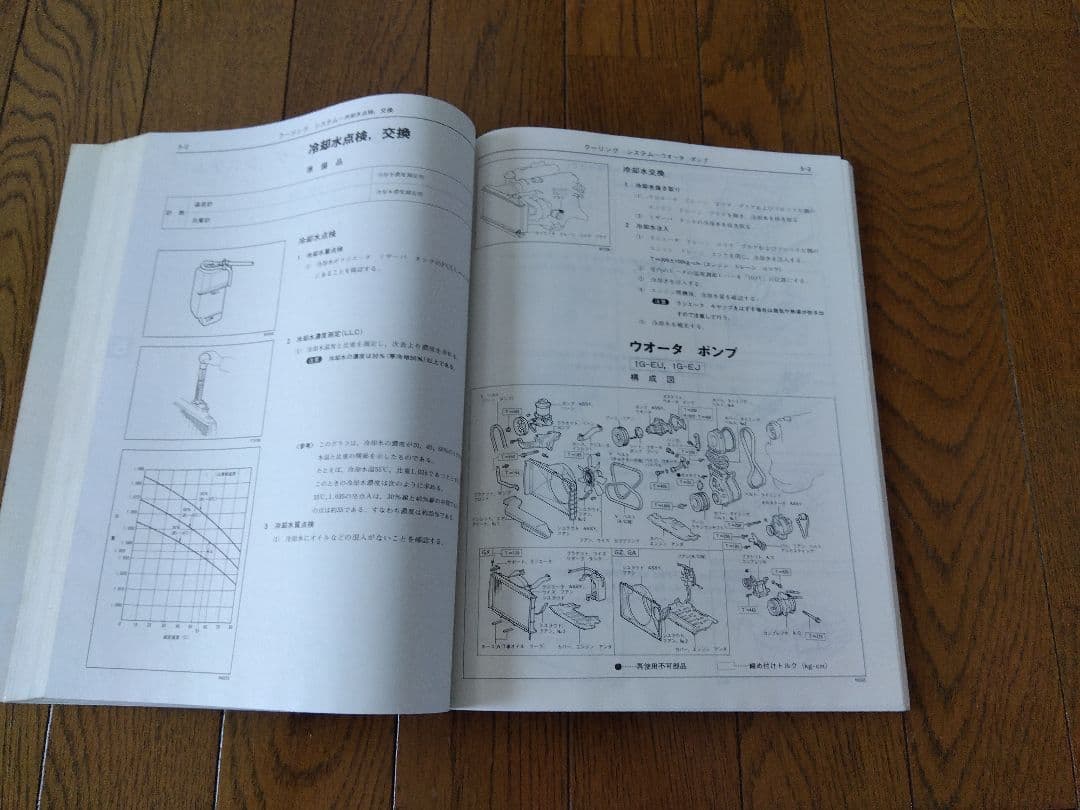 トヨタ 1G-EU.1G-GEU.1G-EJ エンジン修理書