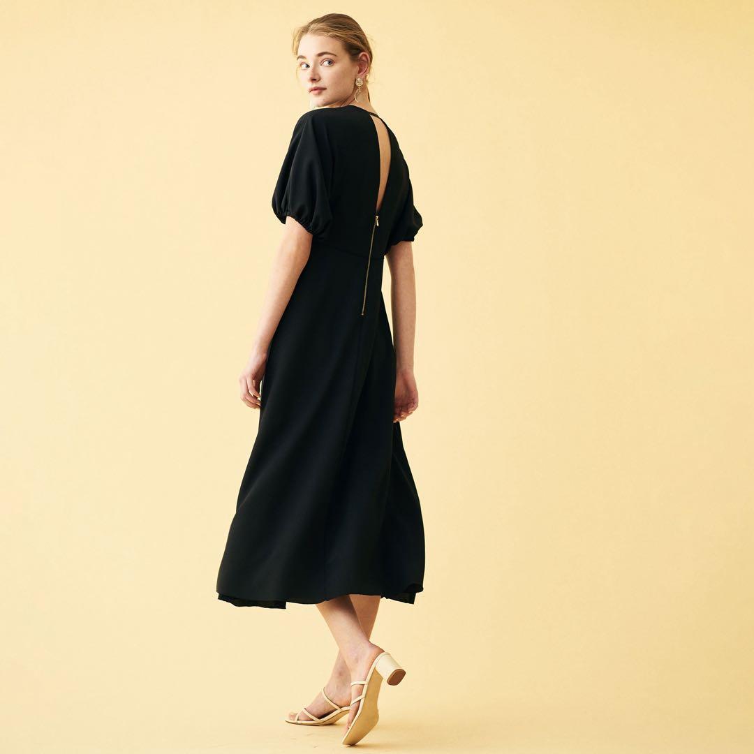 値下げ　tomorrow land ballsey バックジップミディドレス