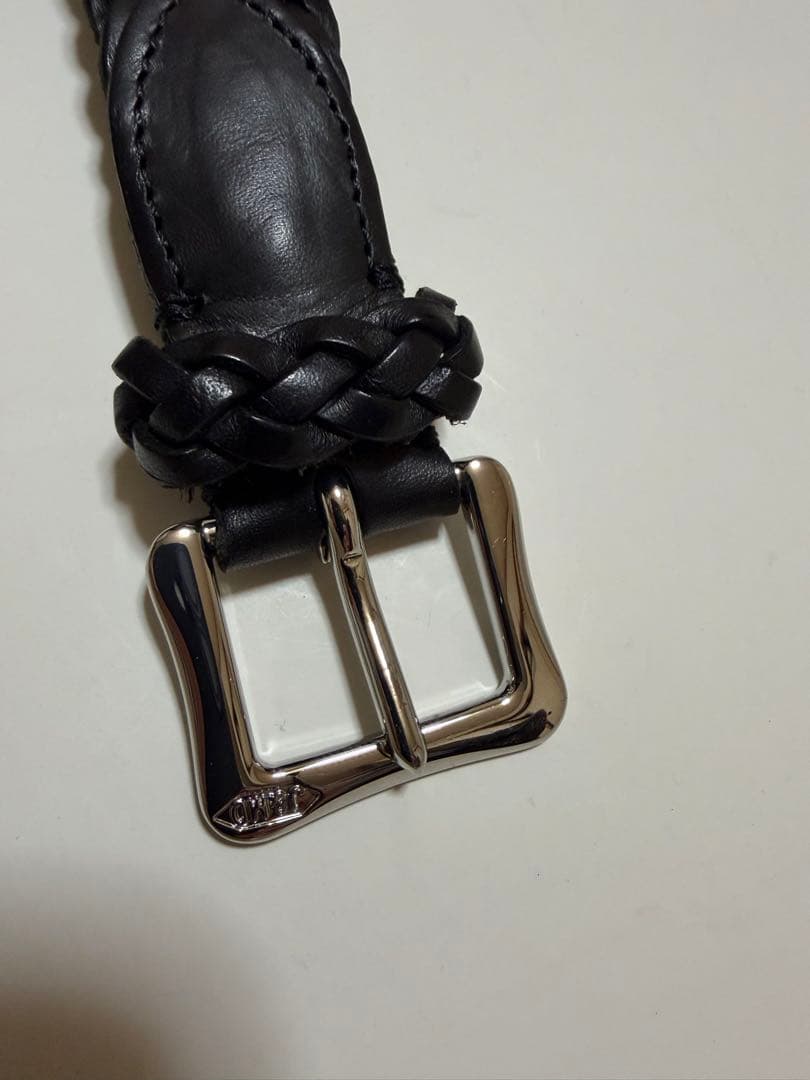 J&M DAVIDSON メッシュベルト 黒 スペイン製25mm 中古美品