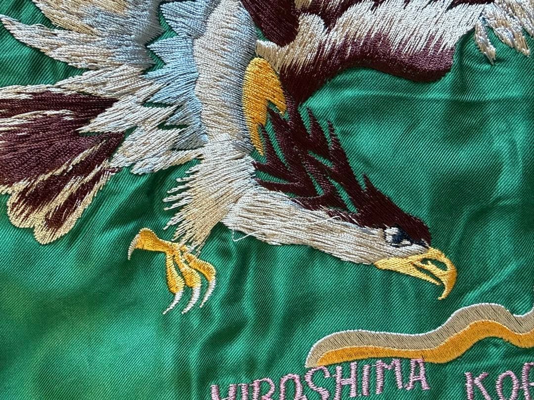 ★美品！テーラー東洋 ファイティングコックス×日本地図 リバーシブルスカジャンL