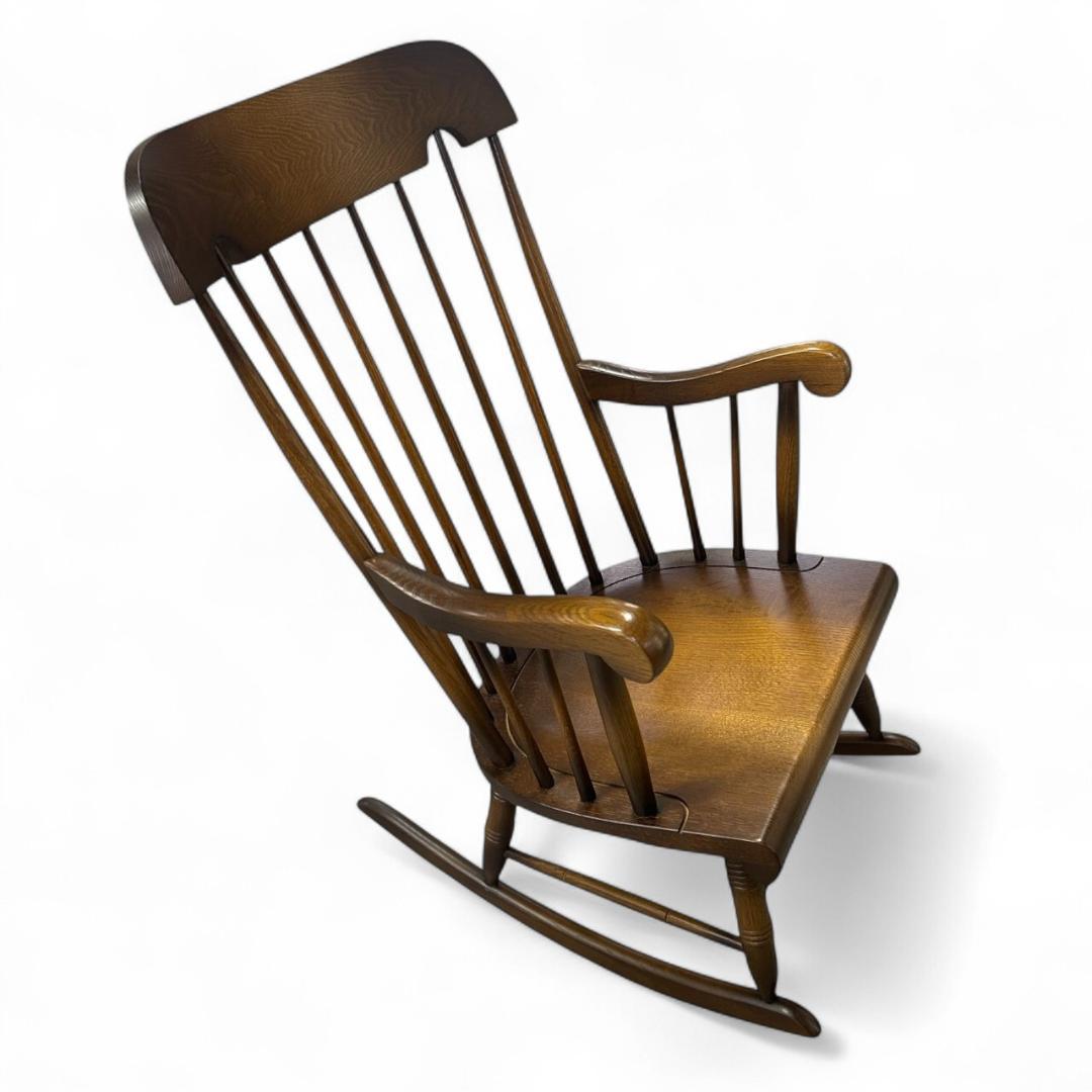 色合い良好！飛騨産業 HIDA キツツキマーク ロッキングチェア 揺り椅子