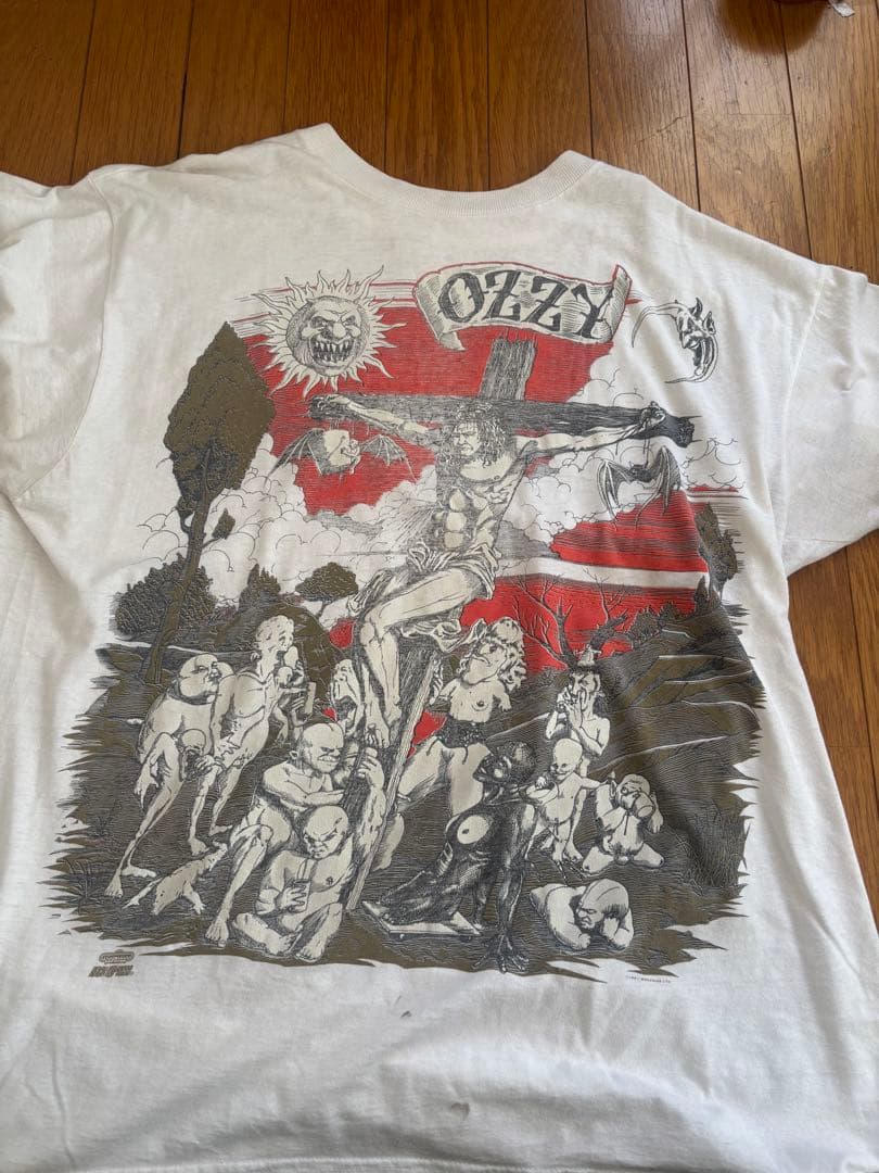 古着ヴィンテージバンドT90sオジーオズボーン 蓄光プリント