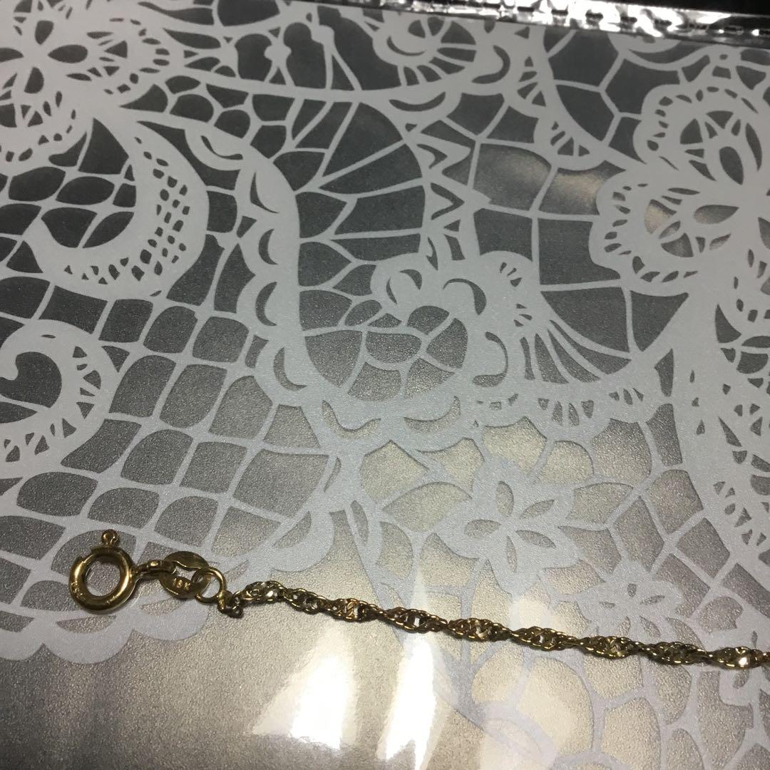 k18ゴールド ブレスレット ロブスタークラスプ 1、66g