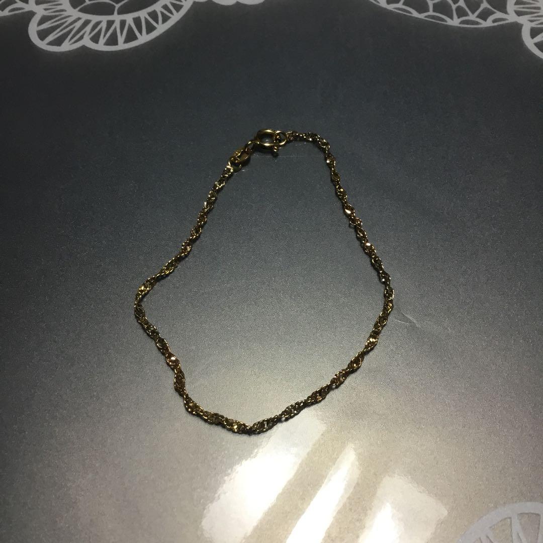 k18ゴールド ブレスレット ロブスタークラスプ 1、66g