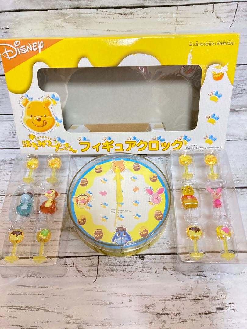 ディズニー　プーさん　貴重　レトロ　レア　時計　2点セット