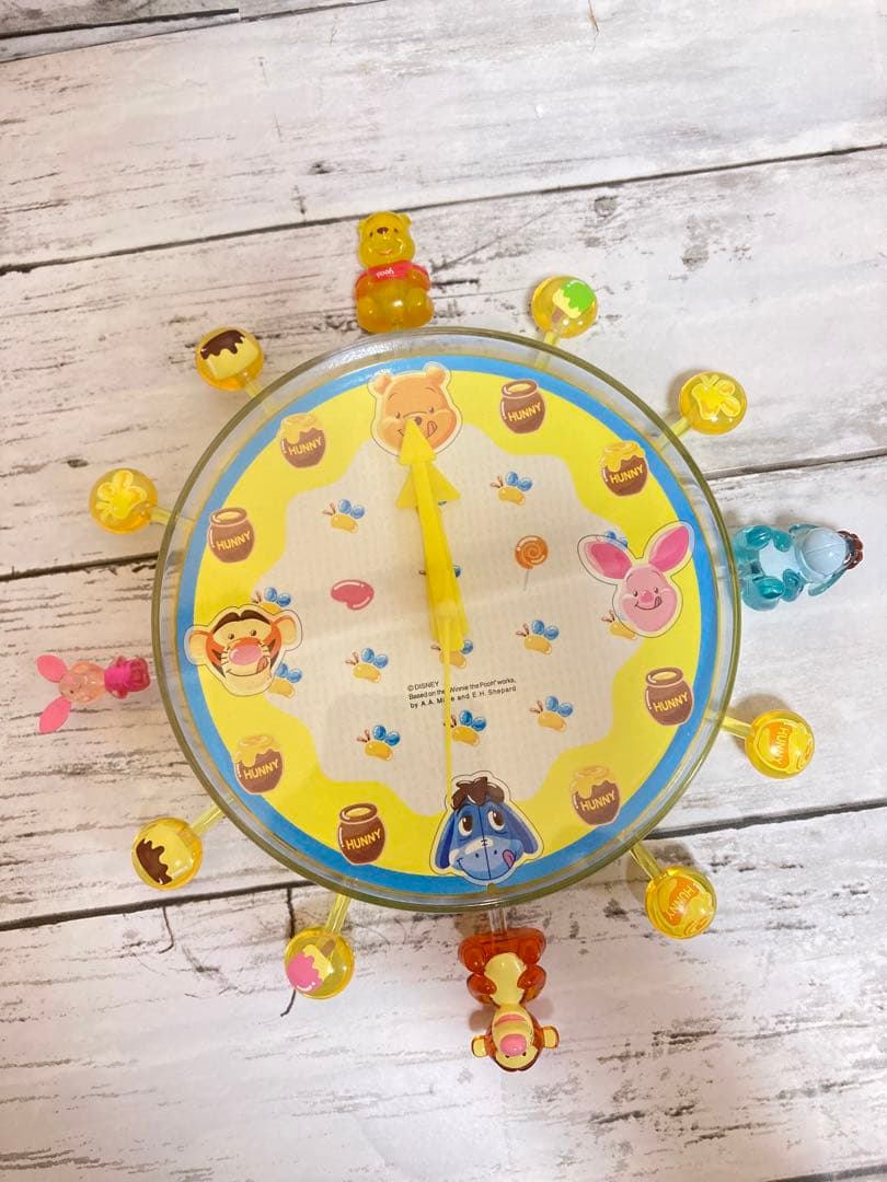 ディズニー　プーさん　貴重　レトロ　レア　時計　2点セット