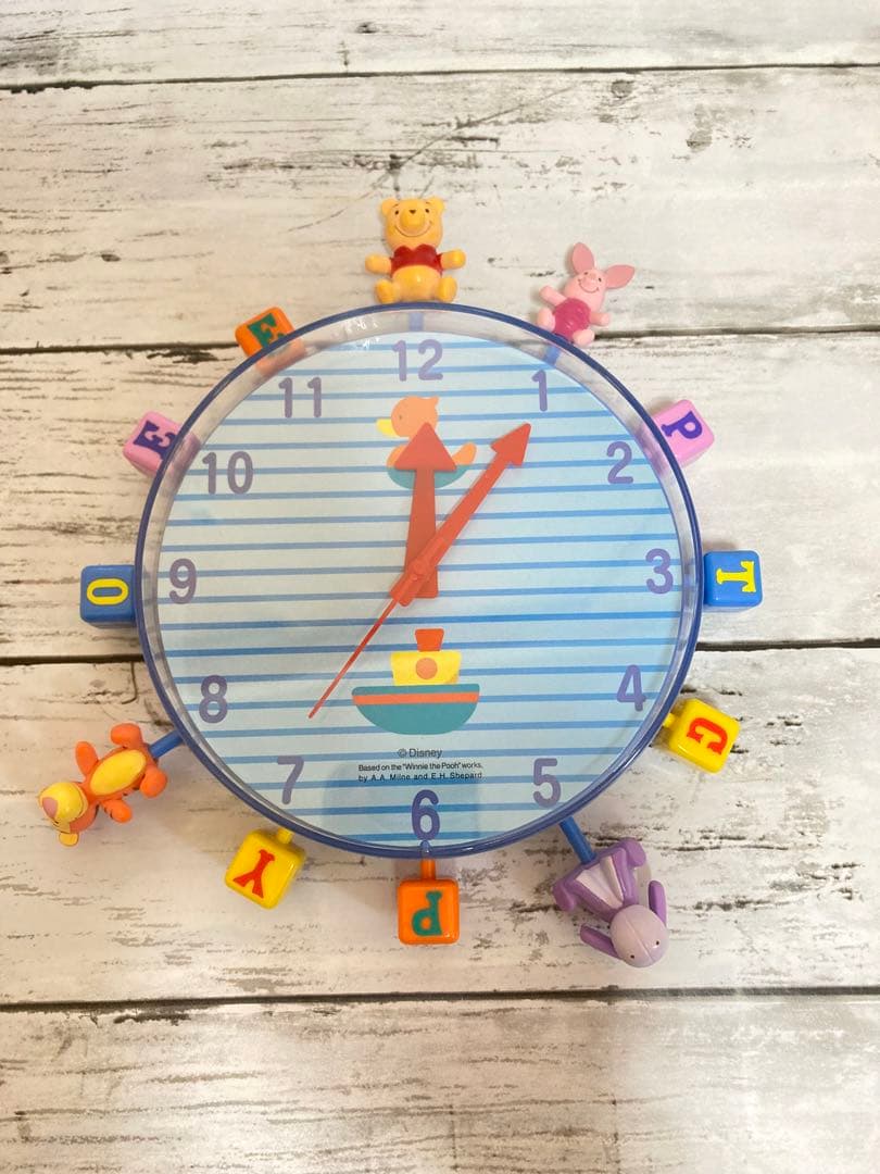 ディズニー　プーさん　貴重　レトロ　レア　時計　2点セット