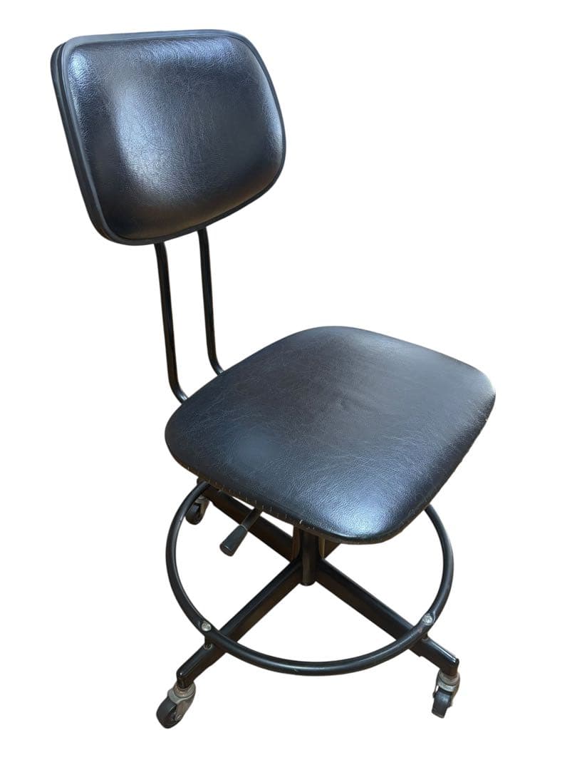 昭和レトロ×インダストリアル　武藤工業 製図用チェア／デスクチェア／ヴィンテージ