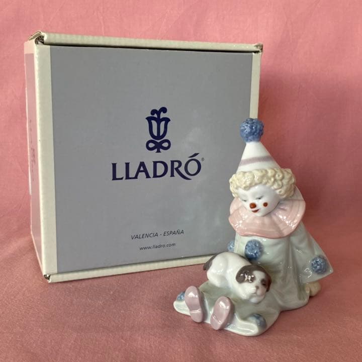 リヤドロ　30％OFF　ピエロ　「子犬を持つピエロ」　#5277　希少