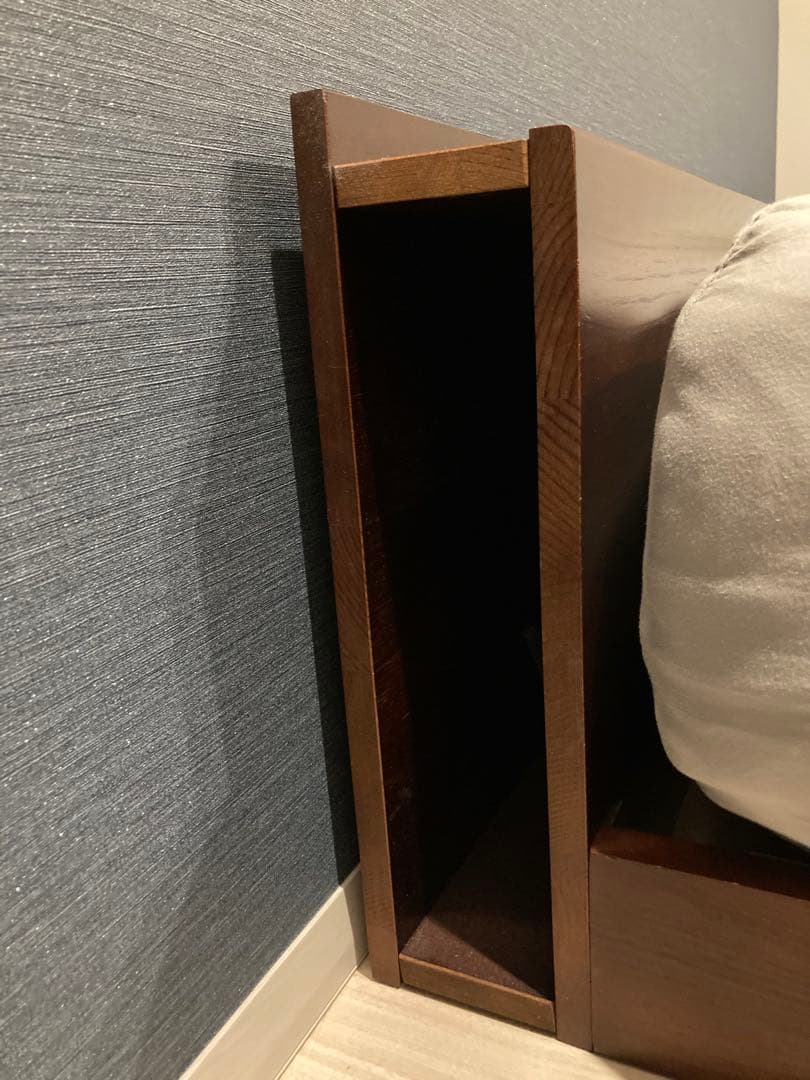 シングルすのこベッド 木製 高さ調整可能