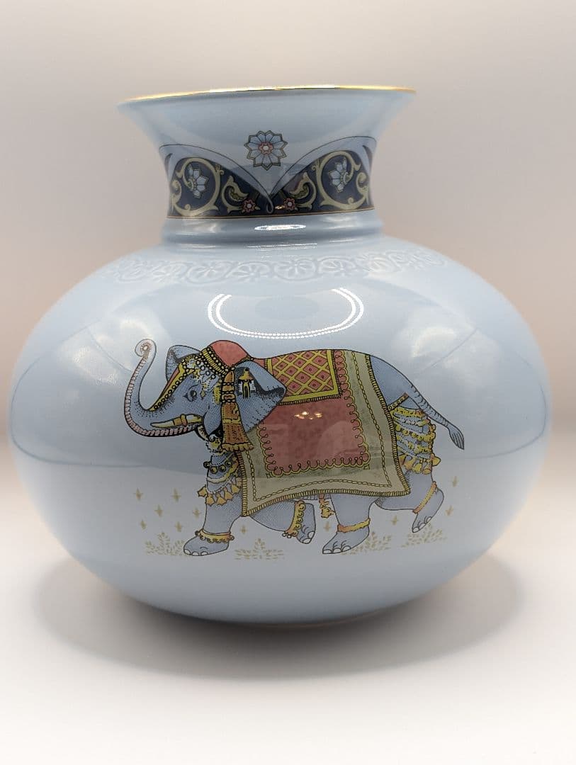 【廃盤】 ブルーエレファント フラワーベース 　花瓶