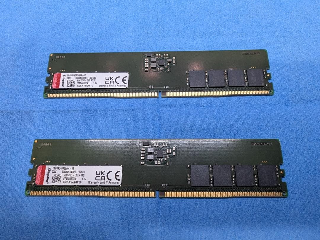 メモリー Kingston DDR5-4800 32GB(16GBx2)