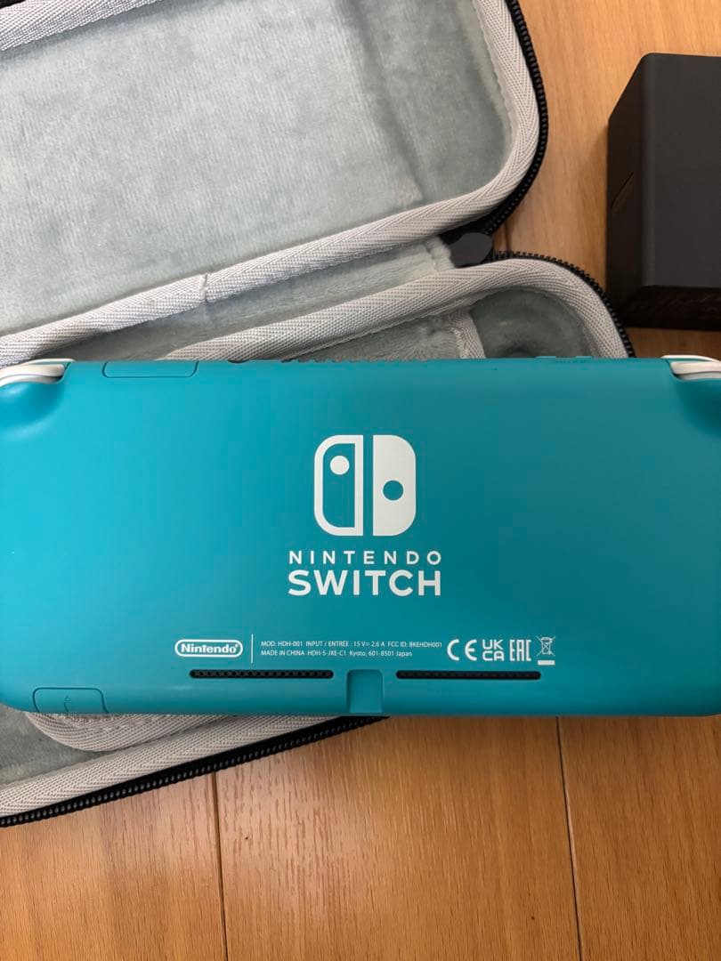 Nintendo Switch Lite ターコイズ本体 + ケース + 充電器