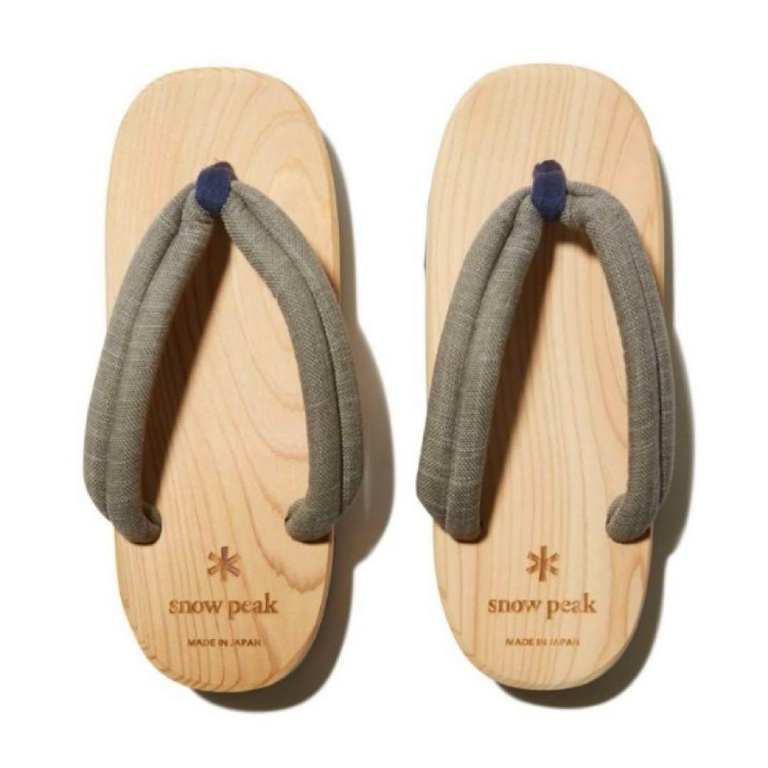 スノーピーク Women's HITA GETA 日田下駄 Grey 新品未使用