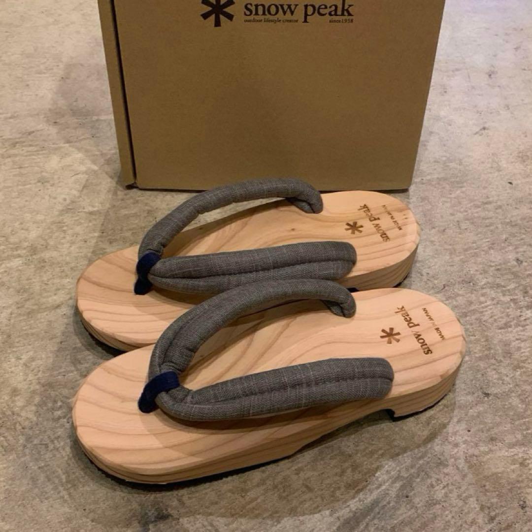 スノーピーク Women's HITA GETA 日田下駄 Grey 新品未使用
