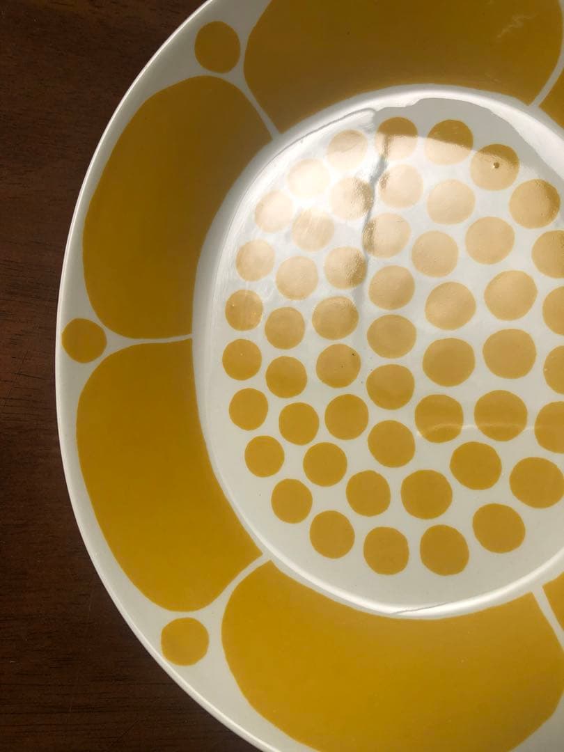 美品:アラビア　スンヌンタイ　約22cm 深めプレート