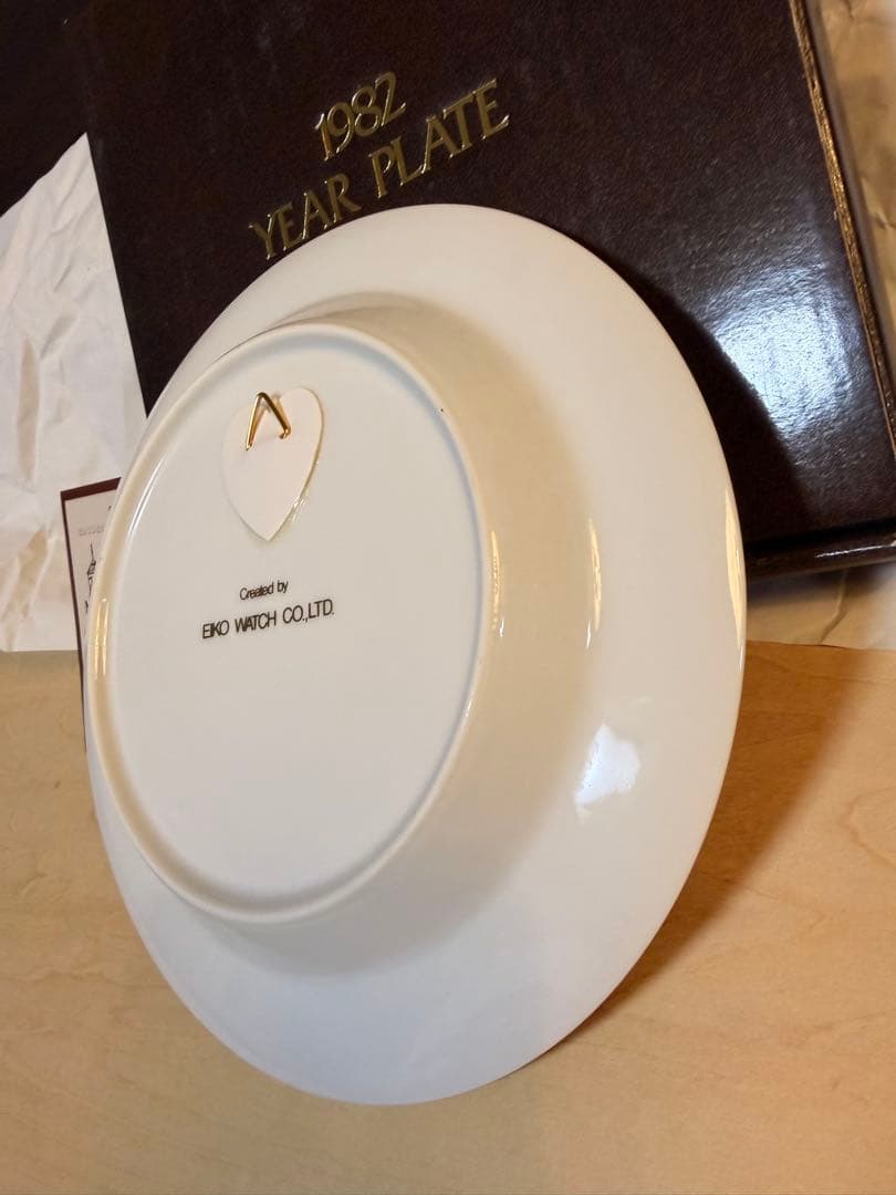 【希少・箱付き】LONGINESロンジン1982YEARPLATE 記念プレート