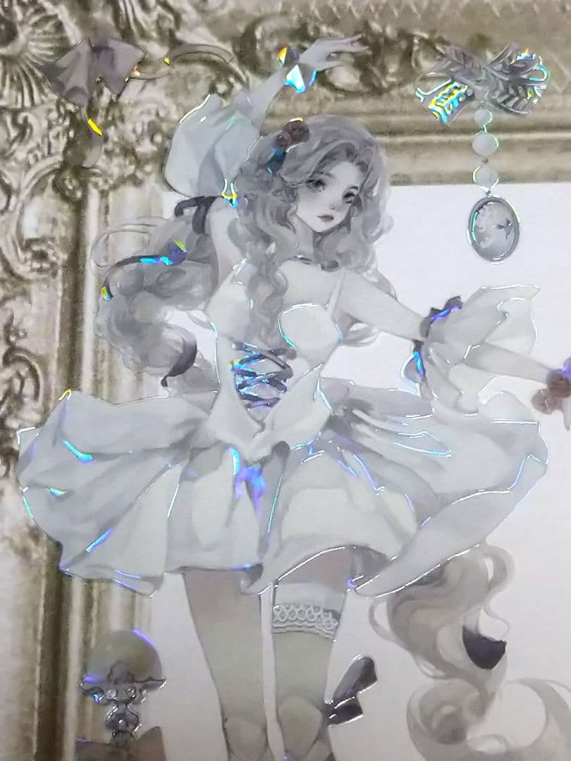 ✩再販✩J669＃清冷月光(贝壳光)切り売り海外人物マステ女の子