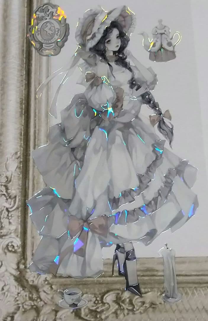 ✩再販✩J669＃清冷月光(贝壳光)切り売り海外人物マステ女の子