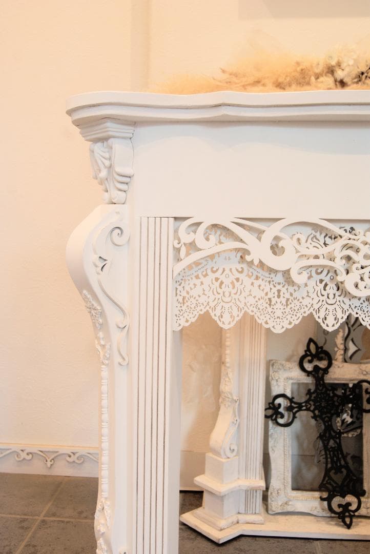 レース むにゅむにゅ ムニュムニュマントルピース  シャビー フレンチシャビー